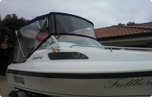 Clears enclosed with bimini