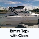 boat bimini top and clears