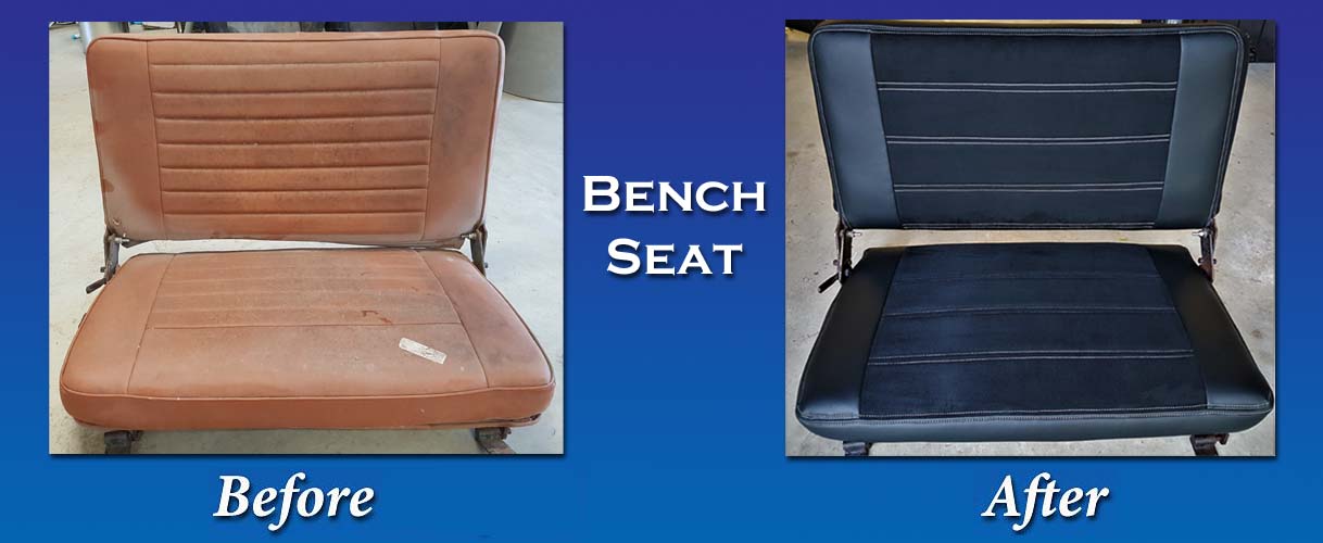 Before after jeep bench seat